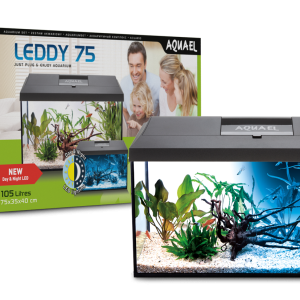 AQUARIUM LEDDY PLUS 75 D&N black 2.0 (105-litraa)